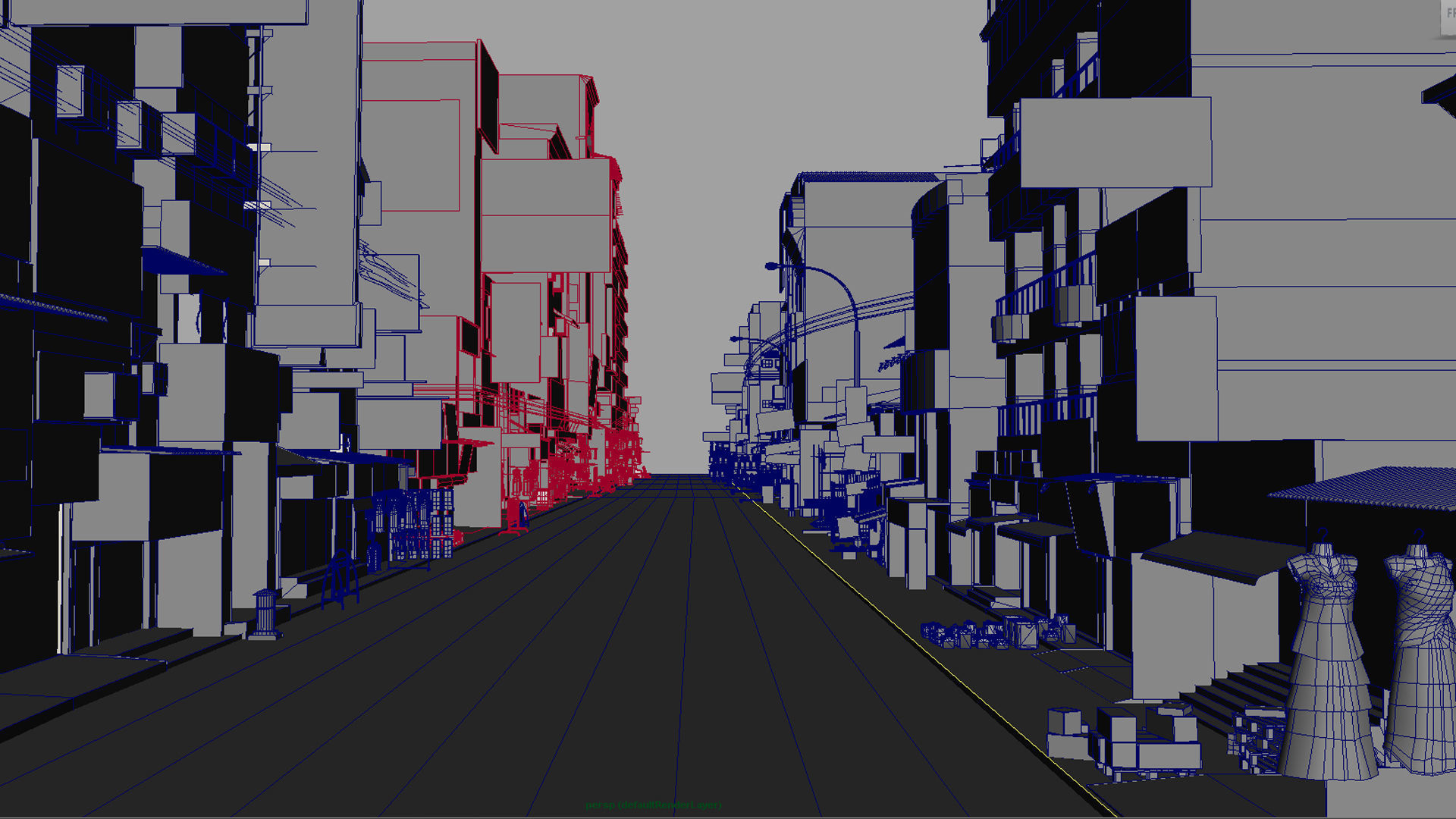 market bazaar street 2 road 3d model 3D model_19