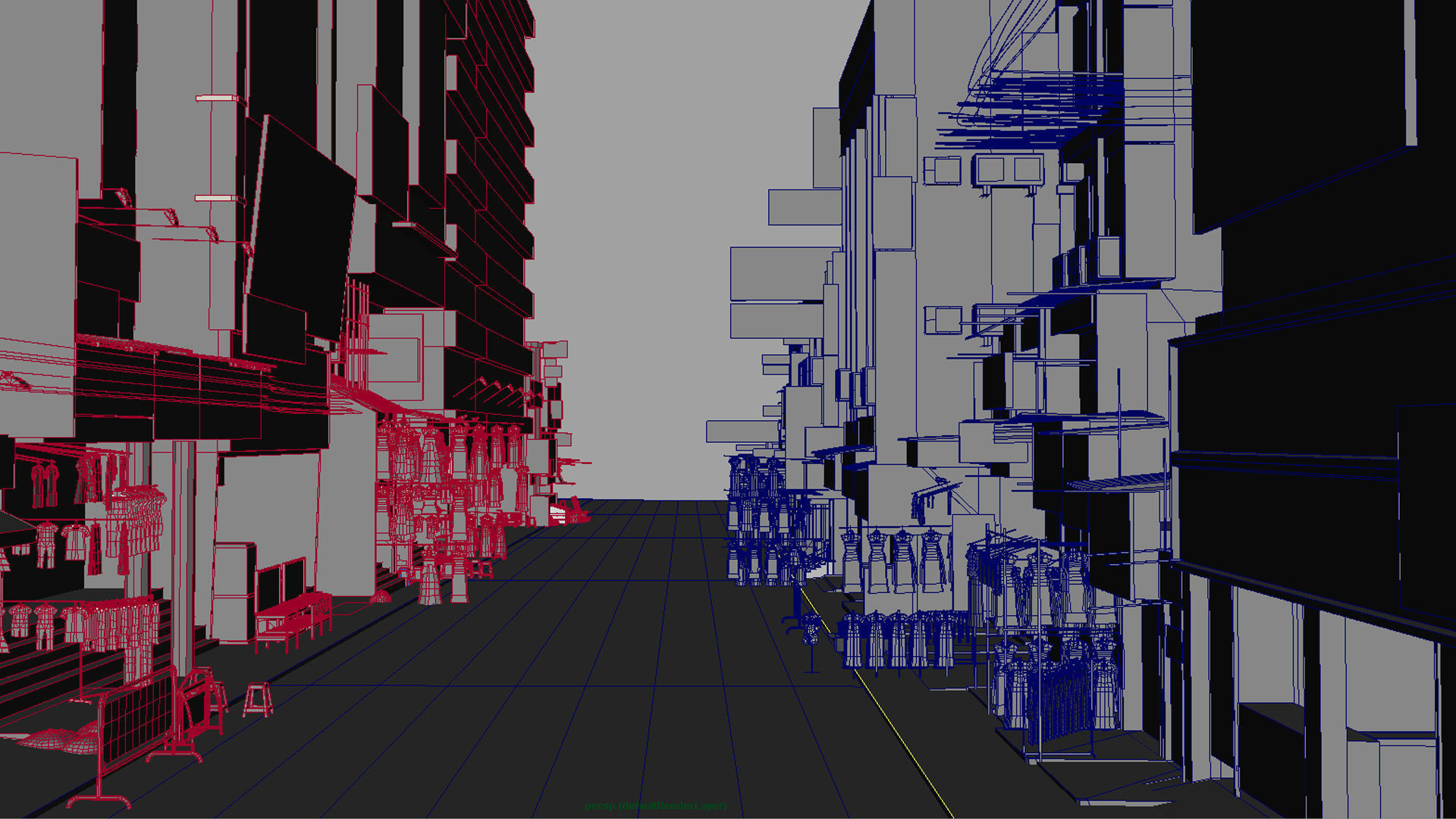 market bazaar street 2 road 3d model 3D model_21