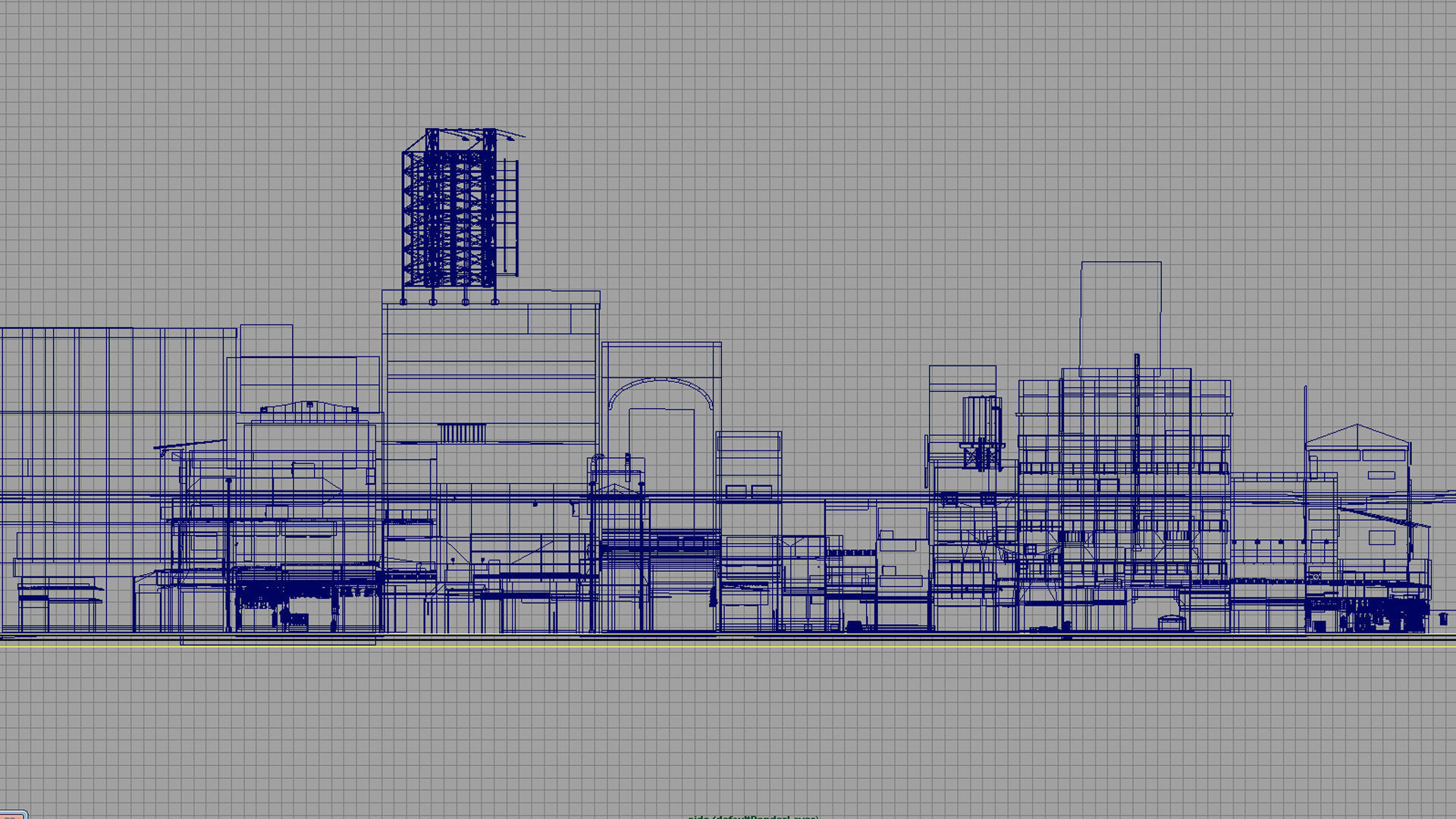 market bazaar street 2 road 3d model 3D model_24