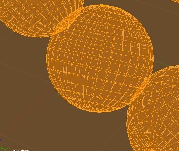 Coloured Stripped Balls 3D model_5