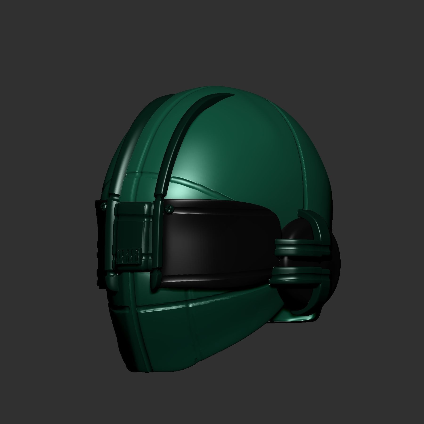 helmet high poly sculpt 3d printable ver 7 3D model 3D model_2