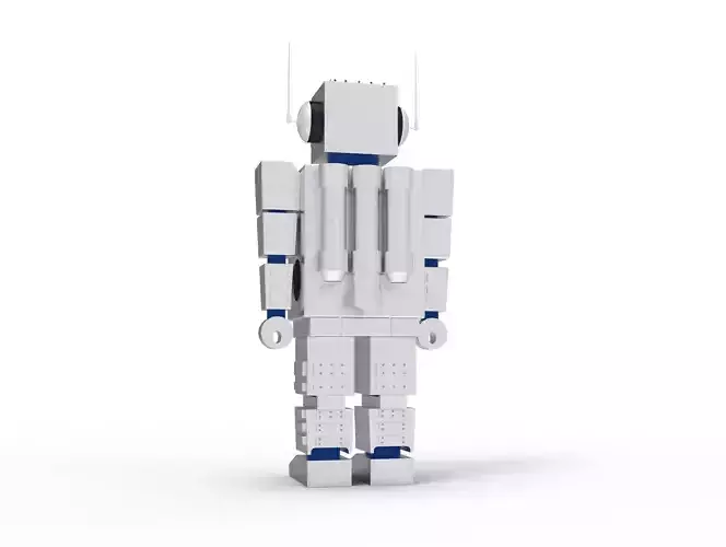 3D Robot Model lego 3D print model