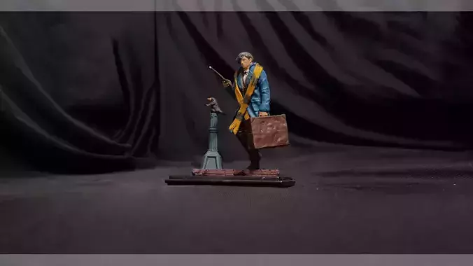 NEWT SCAMANDER FANTASTIC BEAST HARRY POTTER  3D print model