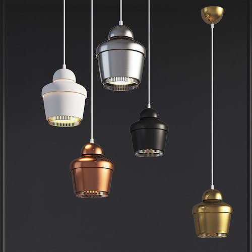 Pendant light A330 Artek 3D model