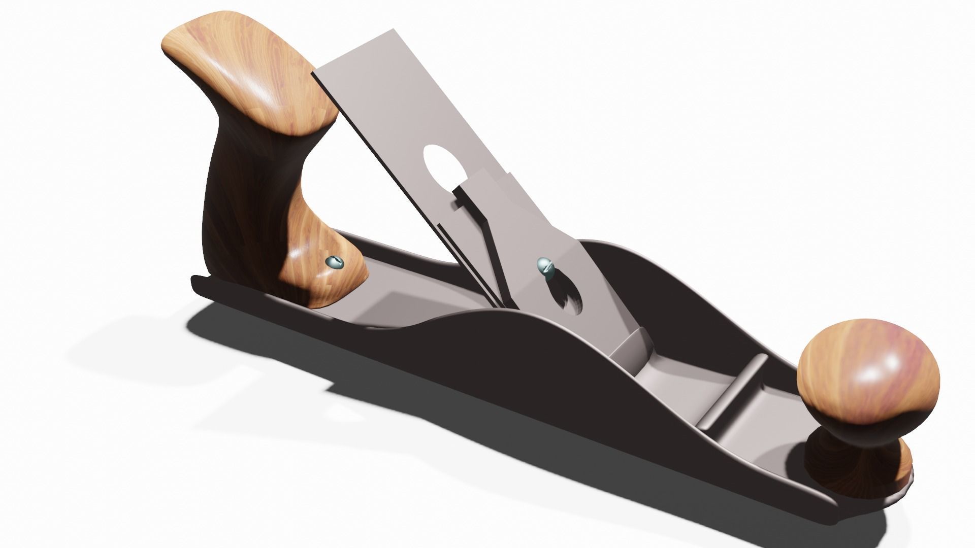 Wood planer 3D model_3