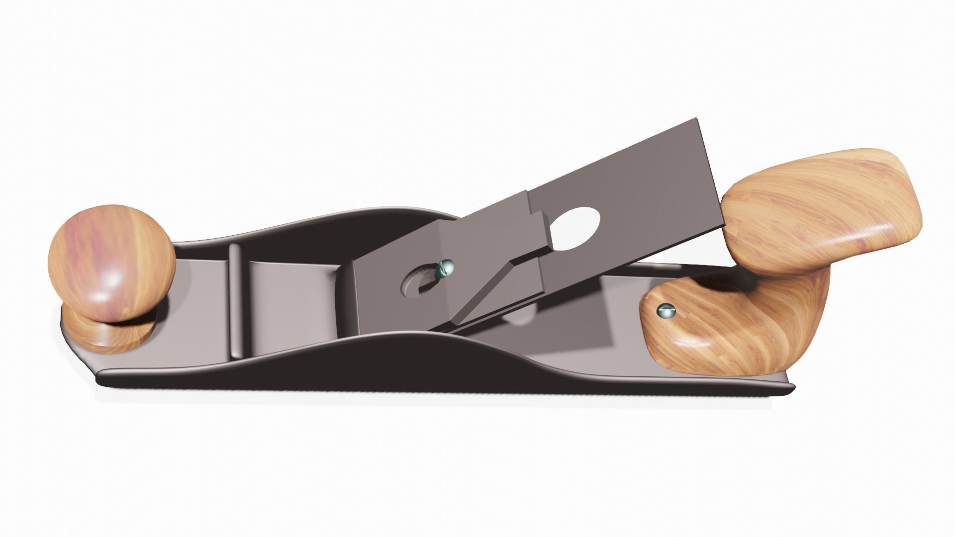 Wood planer 3D model_2