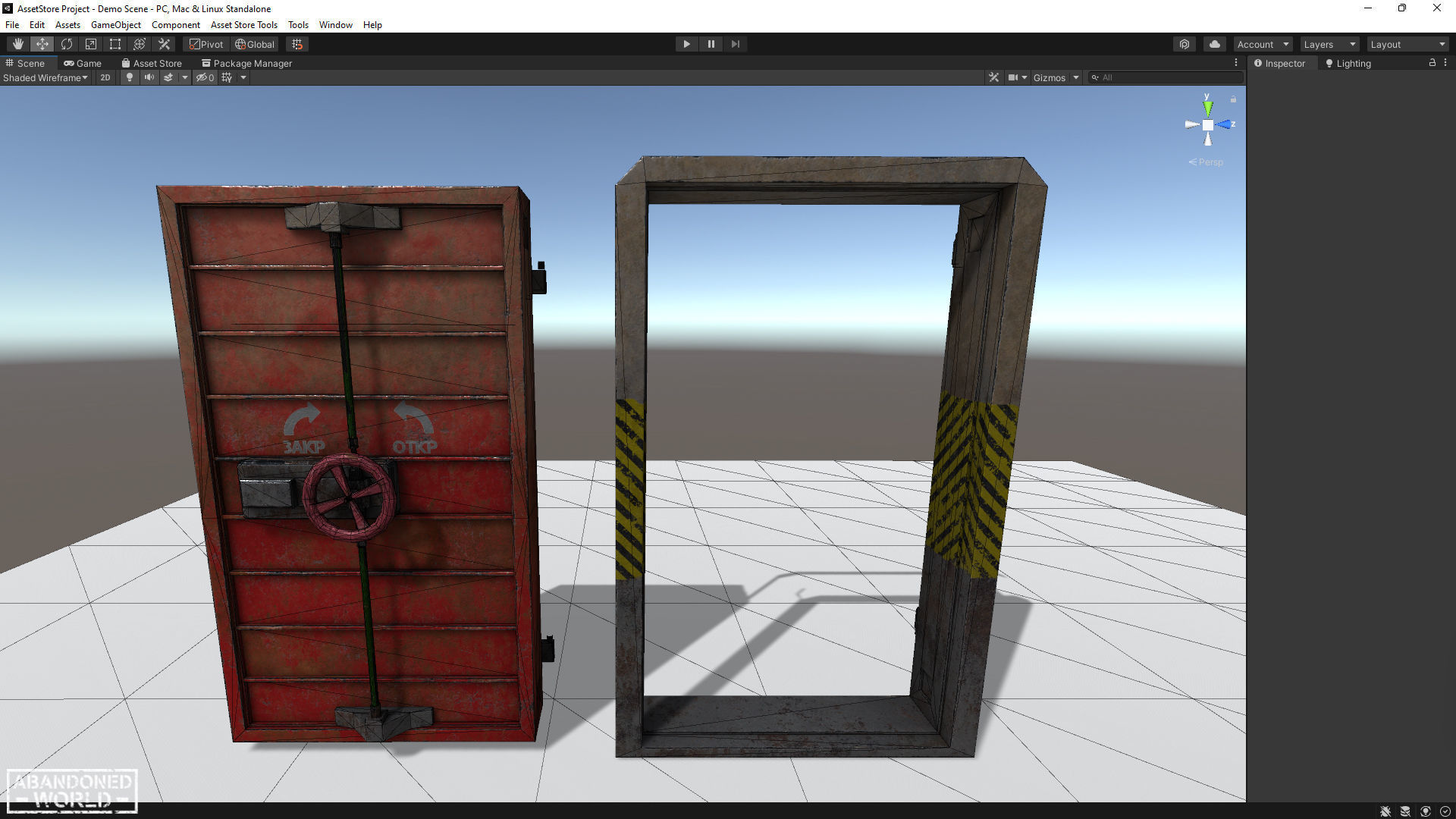Hermetic Door Low-poly 3D model_13