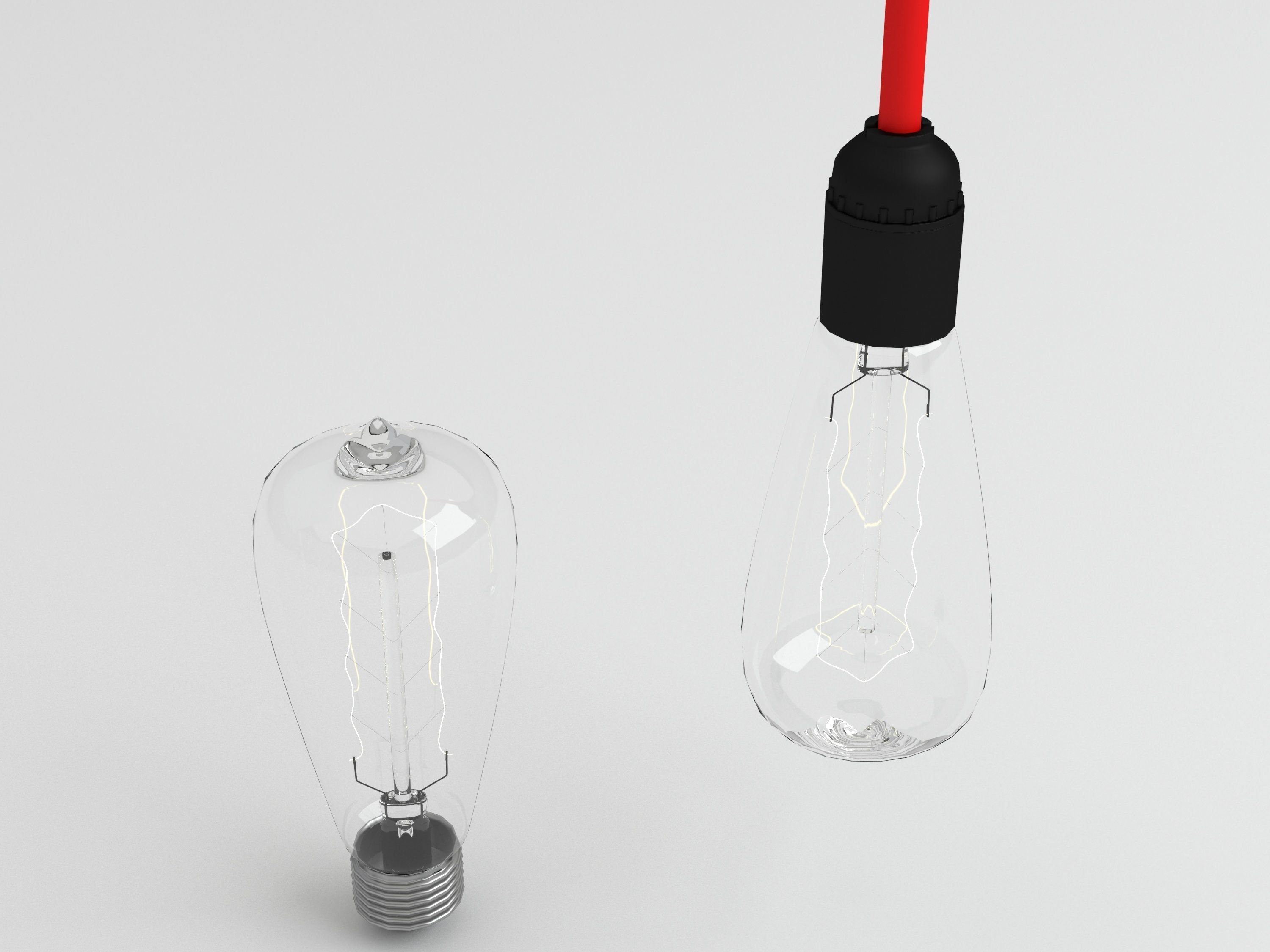 Bulb light 13 3D model_2