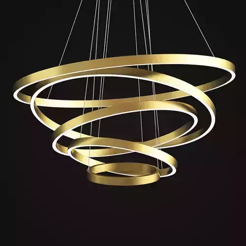 Large Rings led Chandelier Light
