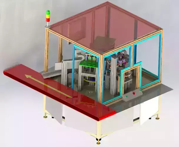 Electric toothbrush automatic assembly machine