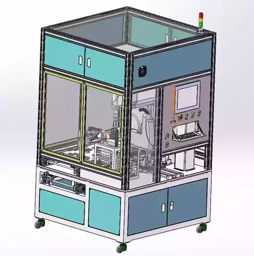 Camera assembly machine 3D model