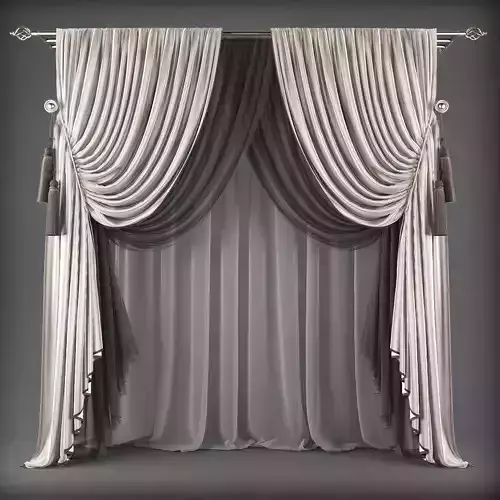 Curtains curtain with drapes
