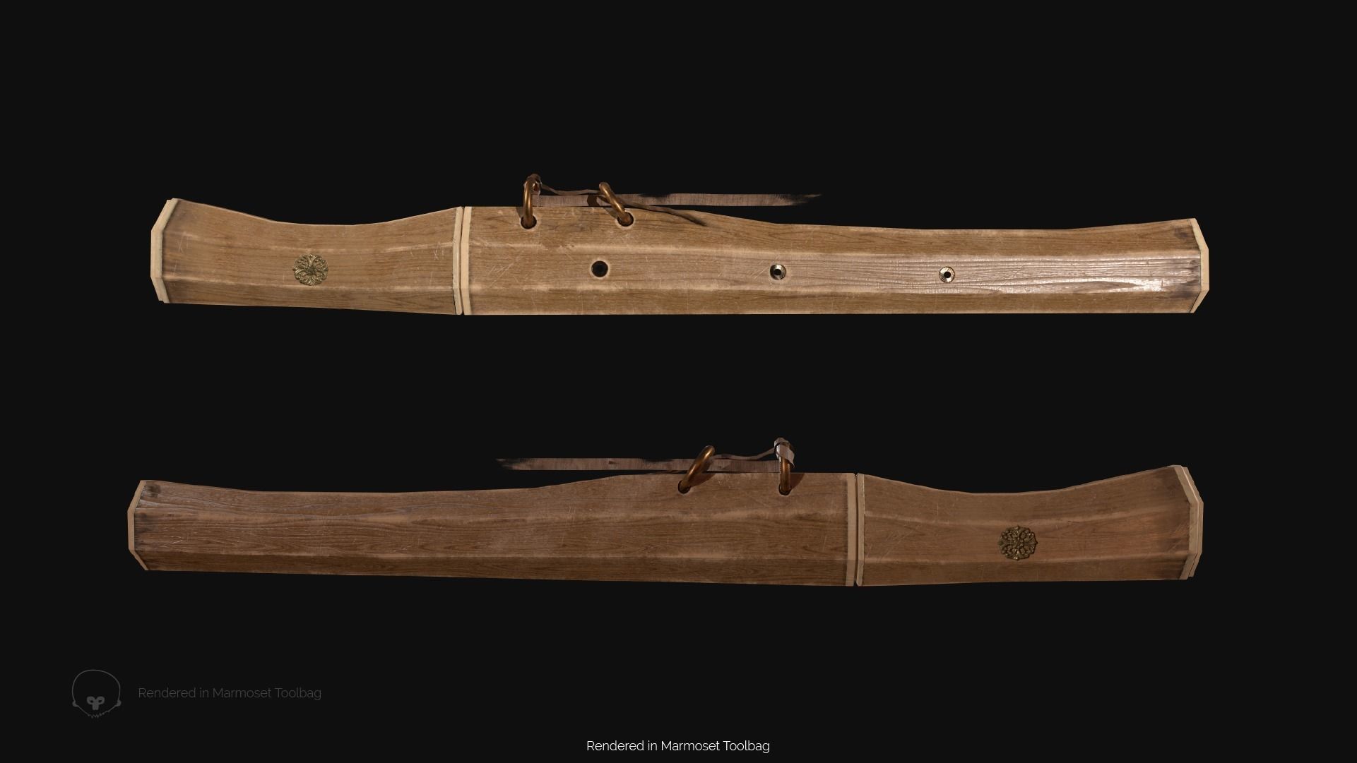 Hosindo Dagger Low-poly 3D model_4