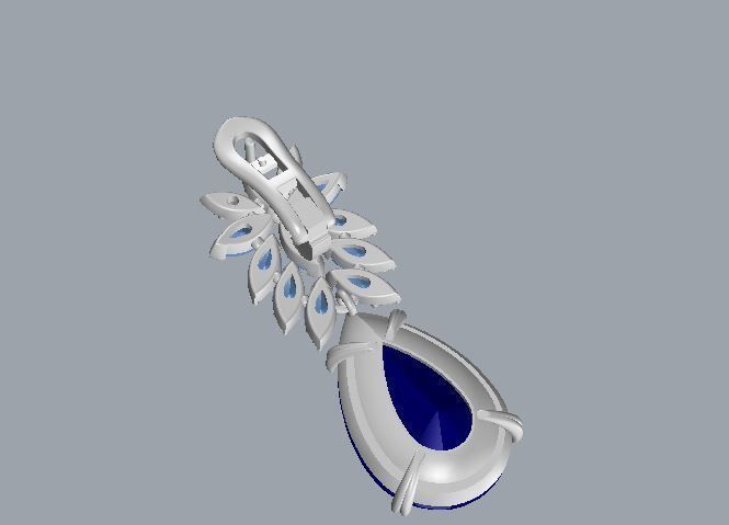 Ring and Earrings 60 3D print model_10