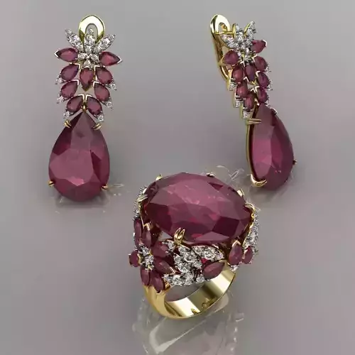 Ring and Earrings 60