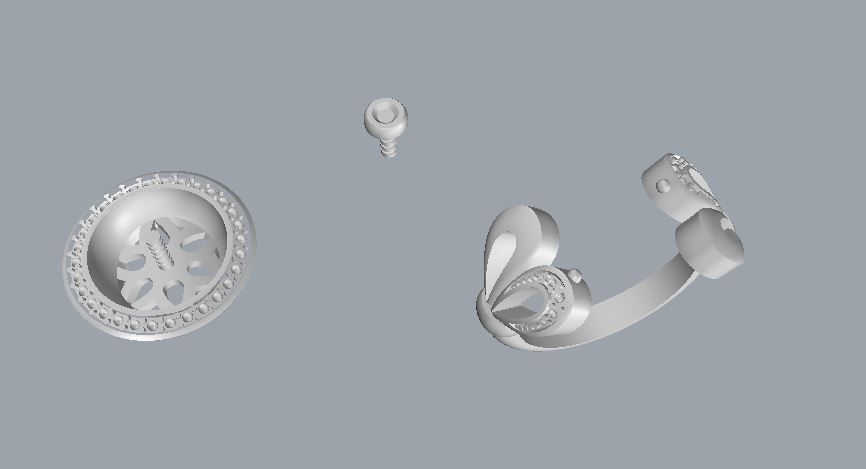 Ring and Earrings 61 3D print model_7