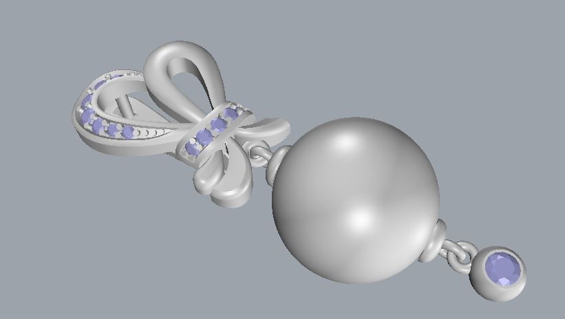 Ring and Earrings 61 3D print model_8