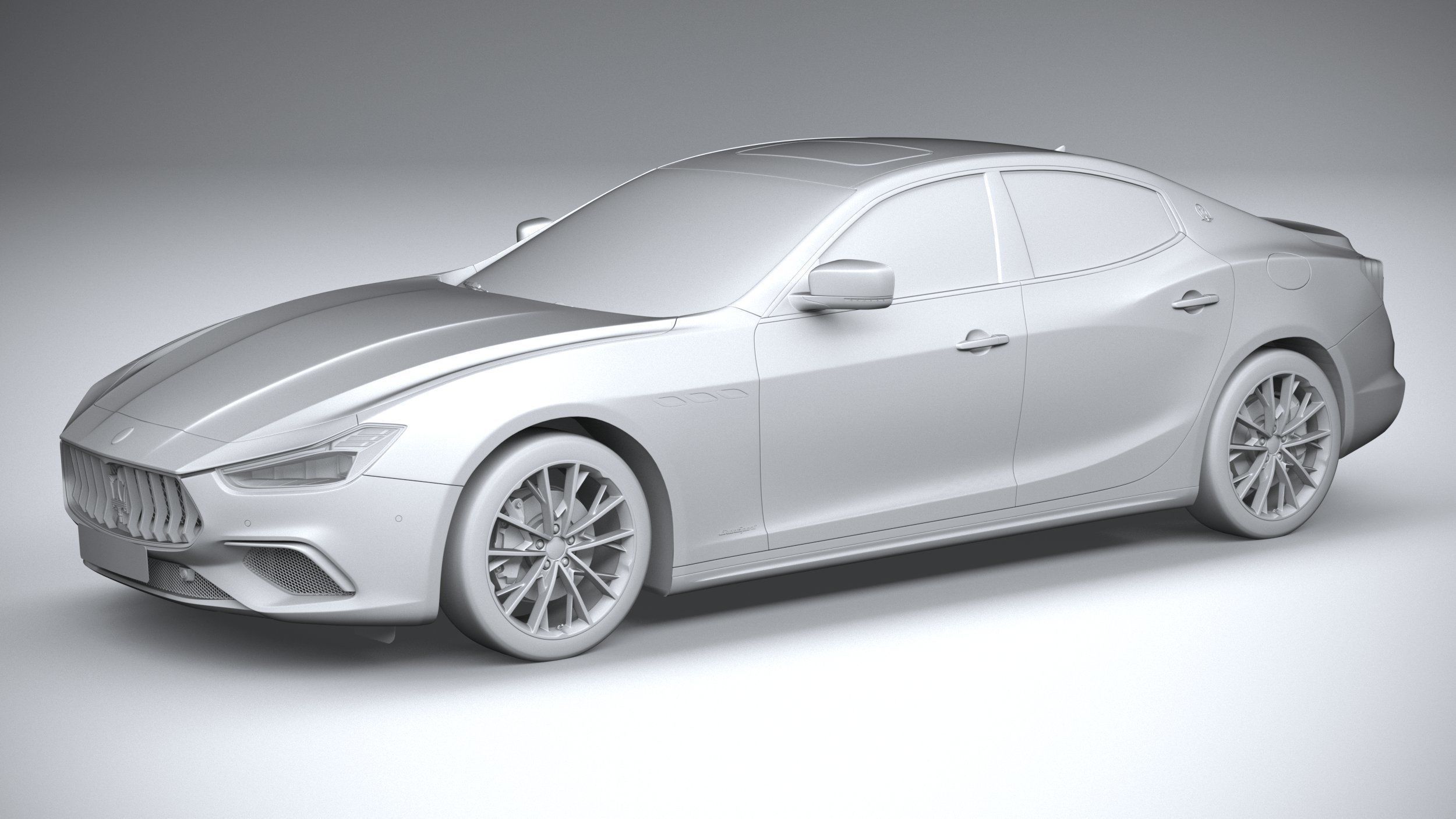 Maserati Ghibli Hybrid 2021 3D model_19