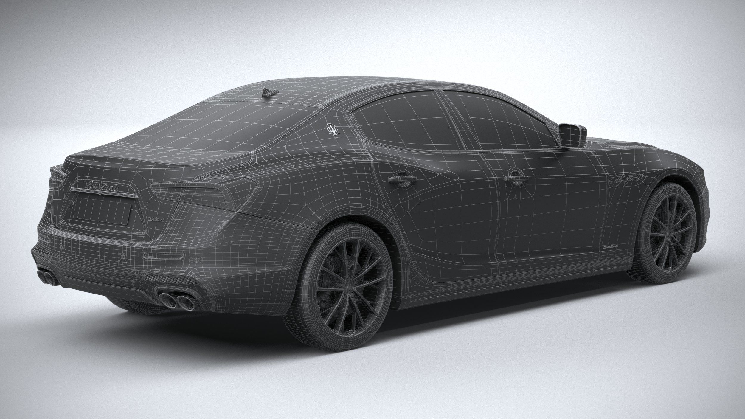 Maserati Ghibli Hybrid 2021 3D model_29