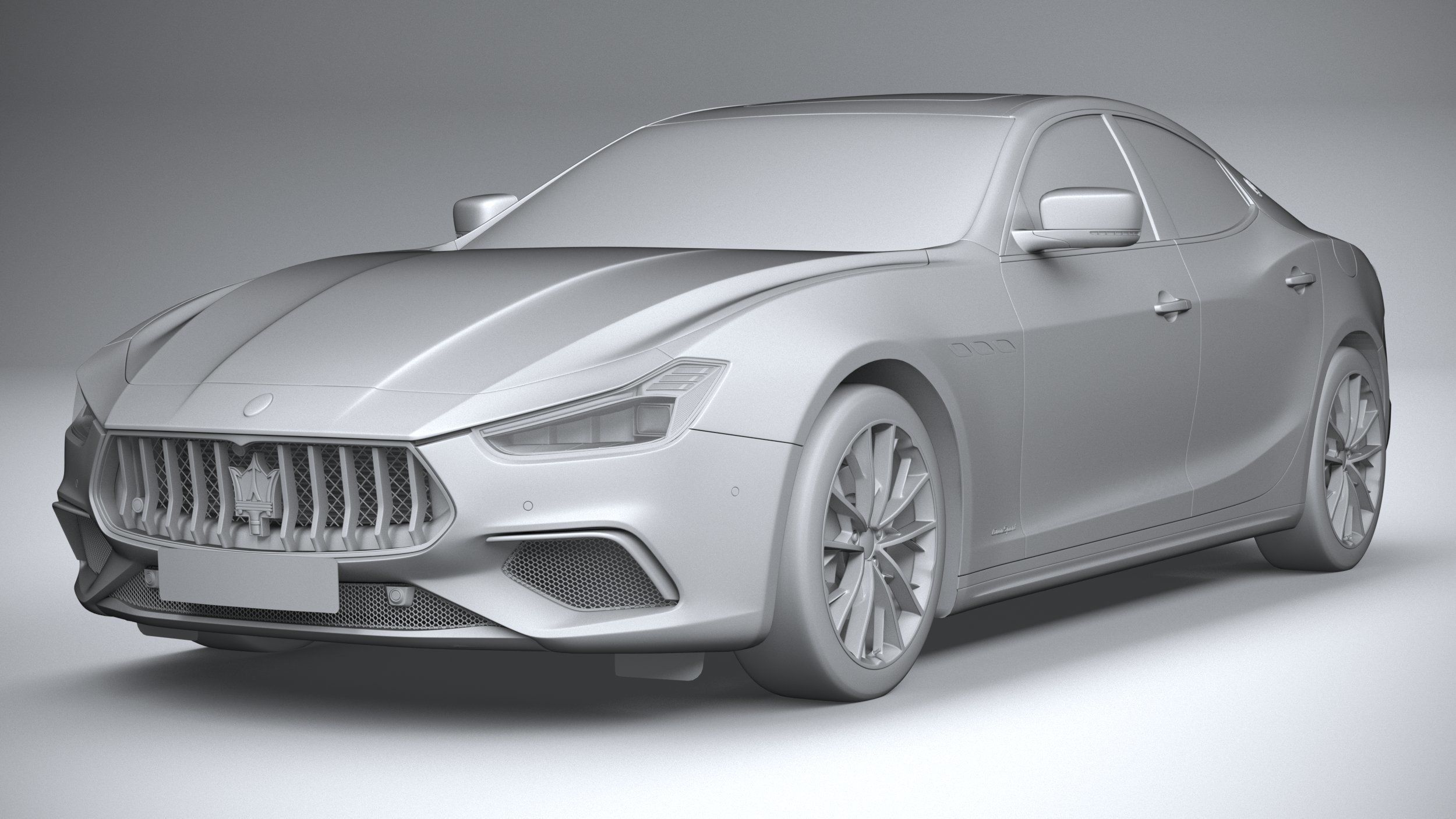 Maserati Ghibli Hybrid 2021 3D model_20