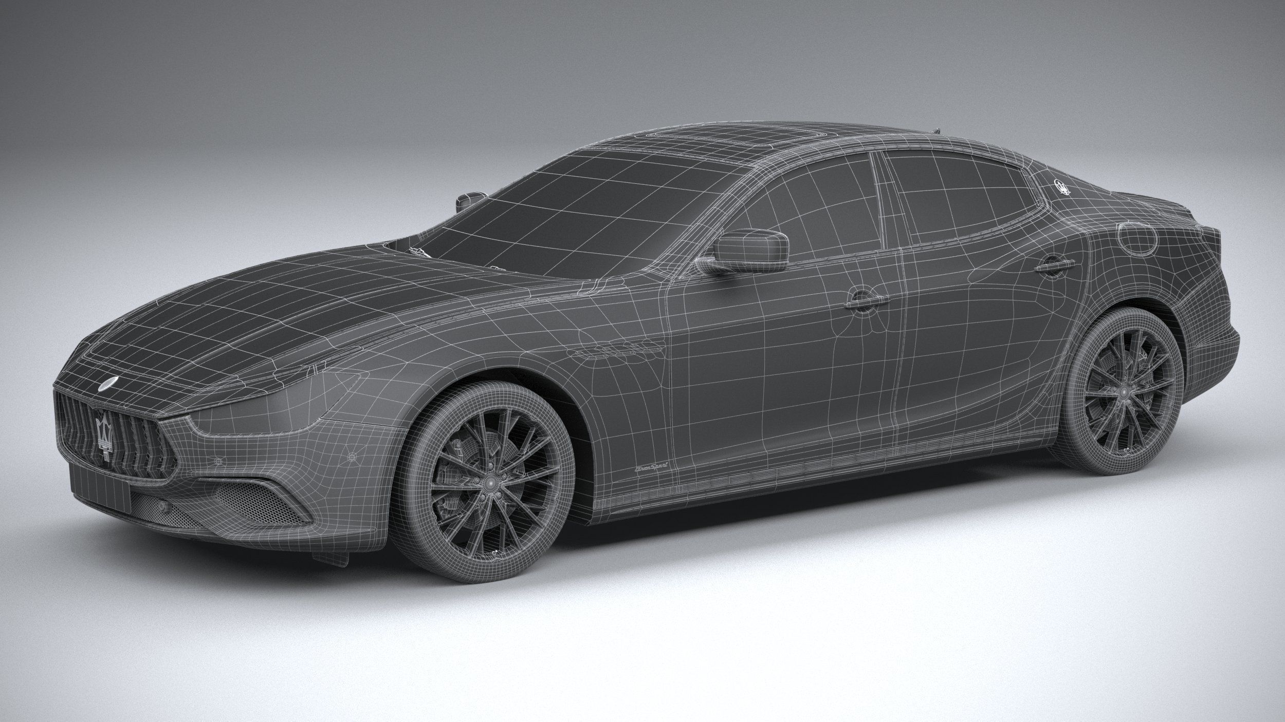 Maserati Ghibli Hybrid 2021 3D model_28