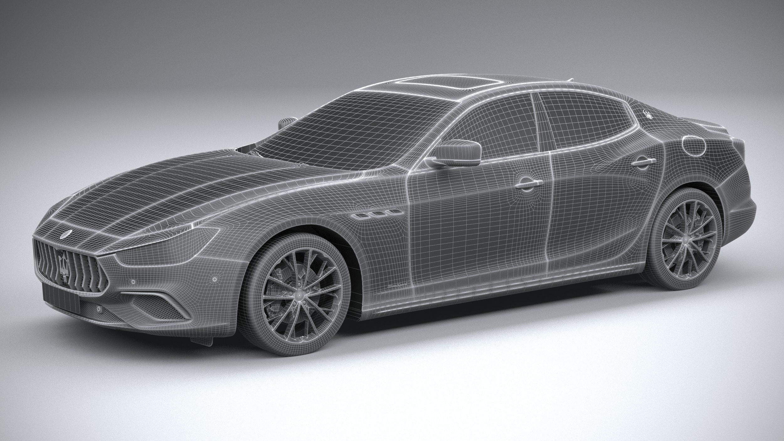 Maserati Ghibli Hybrid 2021 3D model_26