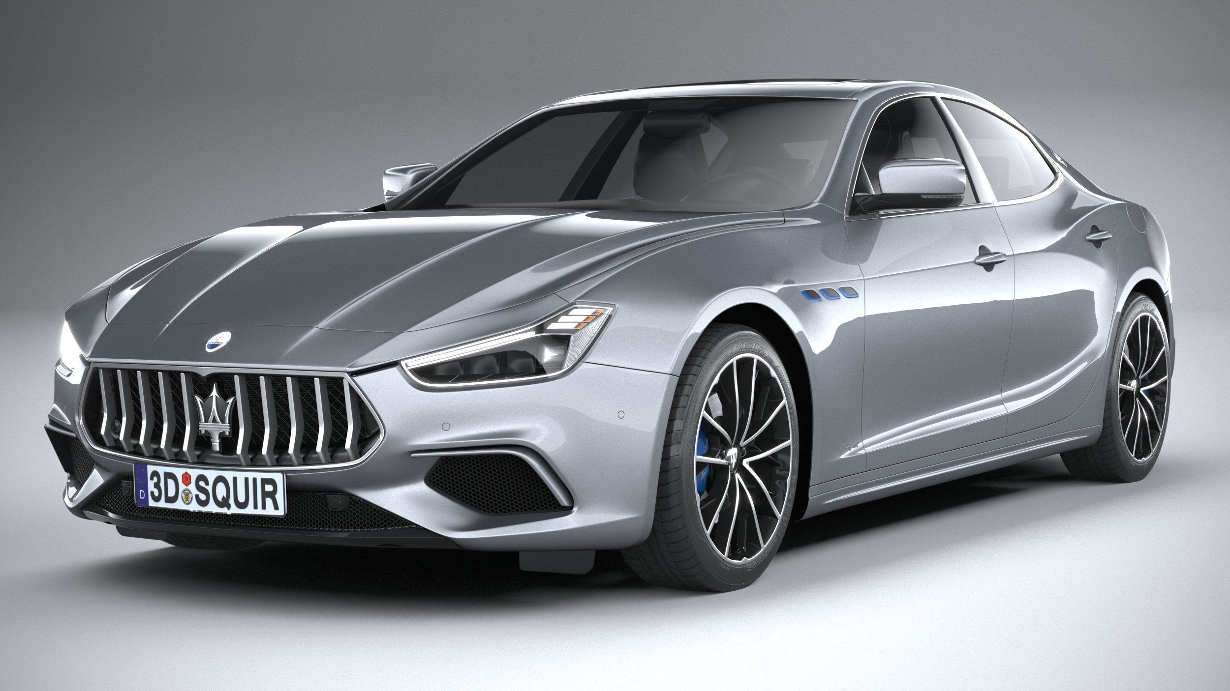 Maserati Ghibli Hybrid 2021 3D model_2