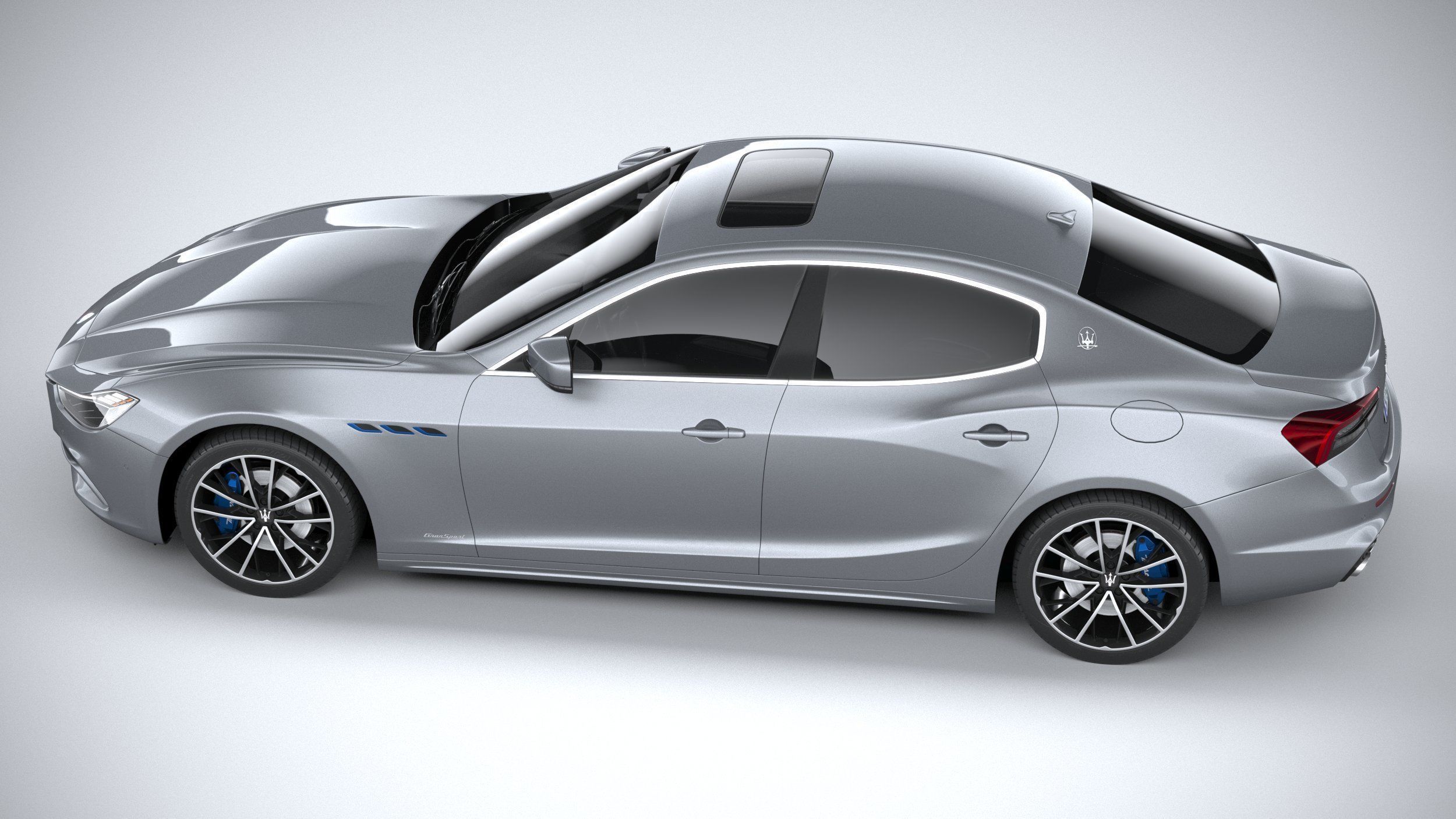 Maserati Ghibli Hybrid 2021 3D model_9
