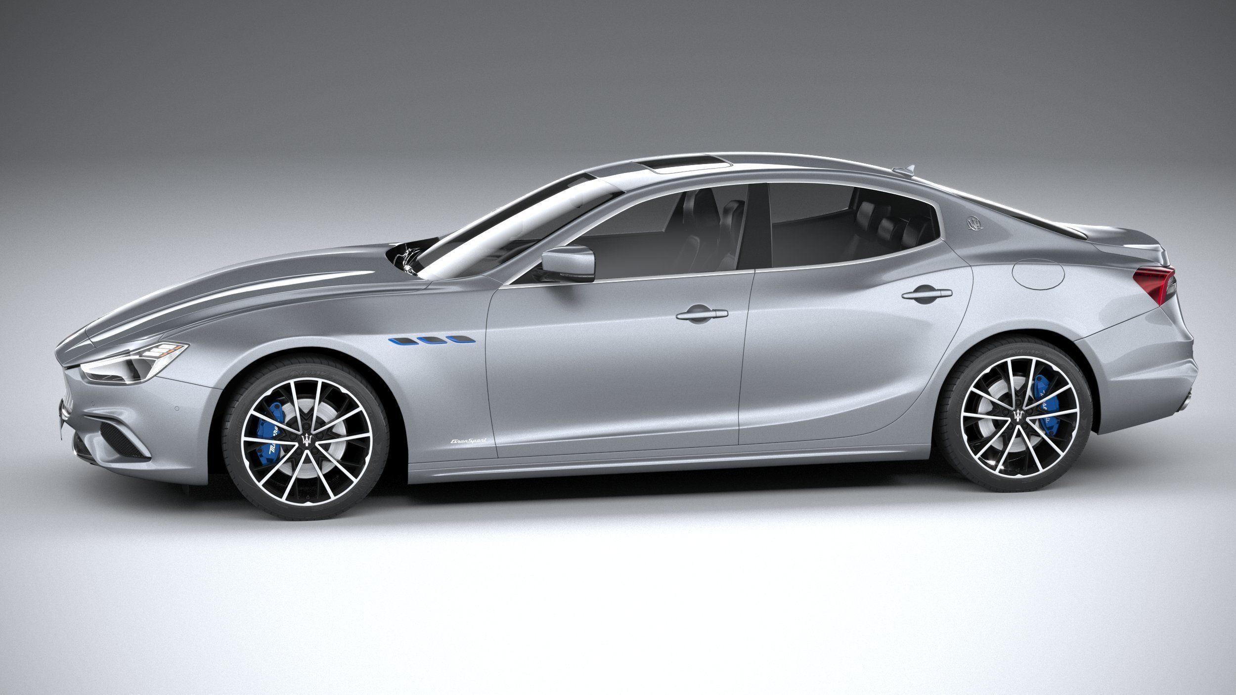 Maserati Ghibli Hybrid 2021 3D model_8