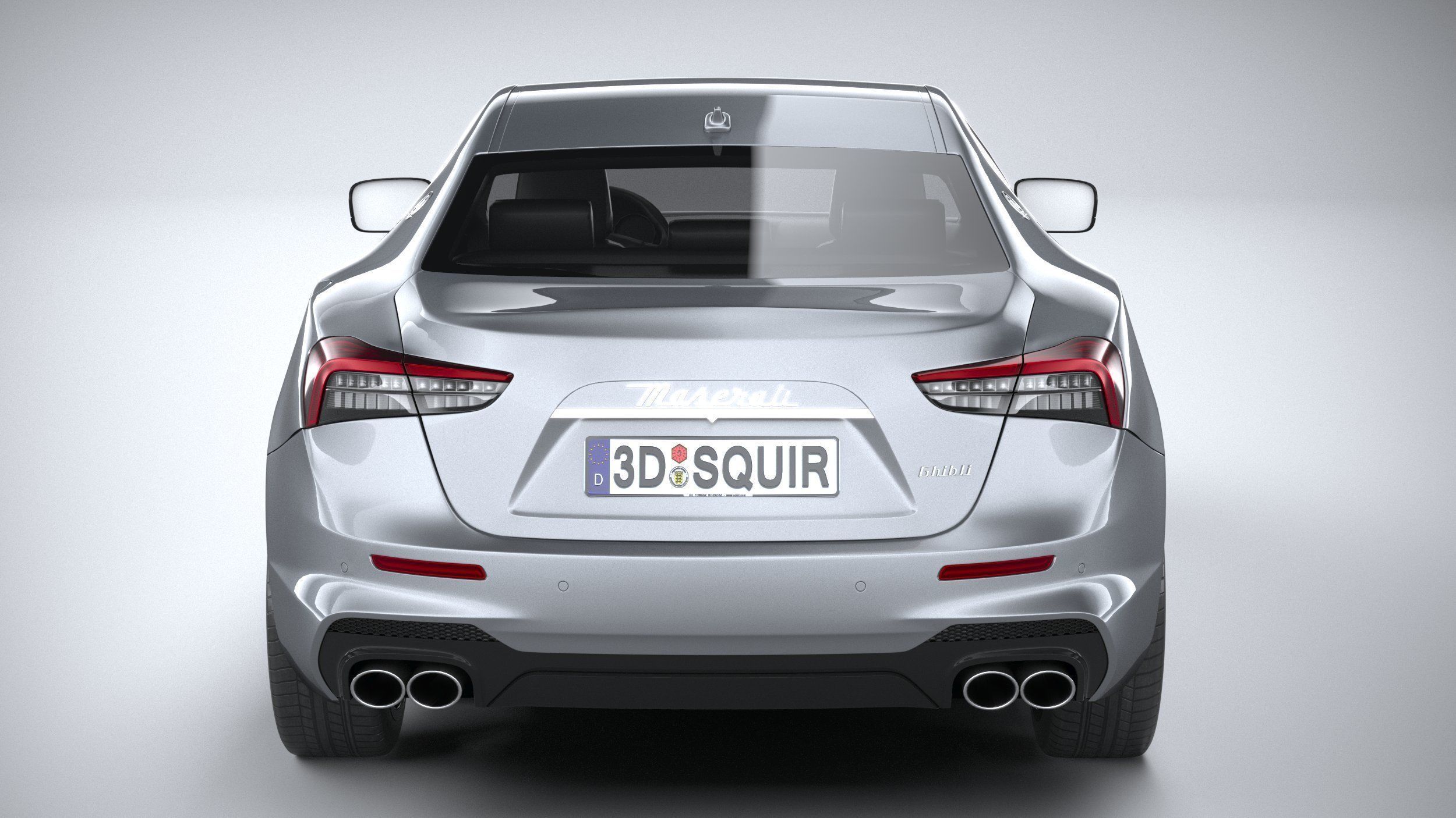 Maserati Ghibli Hybrid 2021 3D model_4