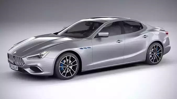 Maserati Ghibli Hybrid 2021 3D model