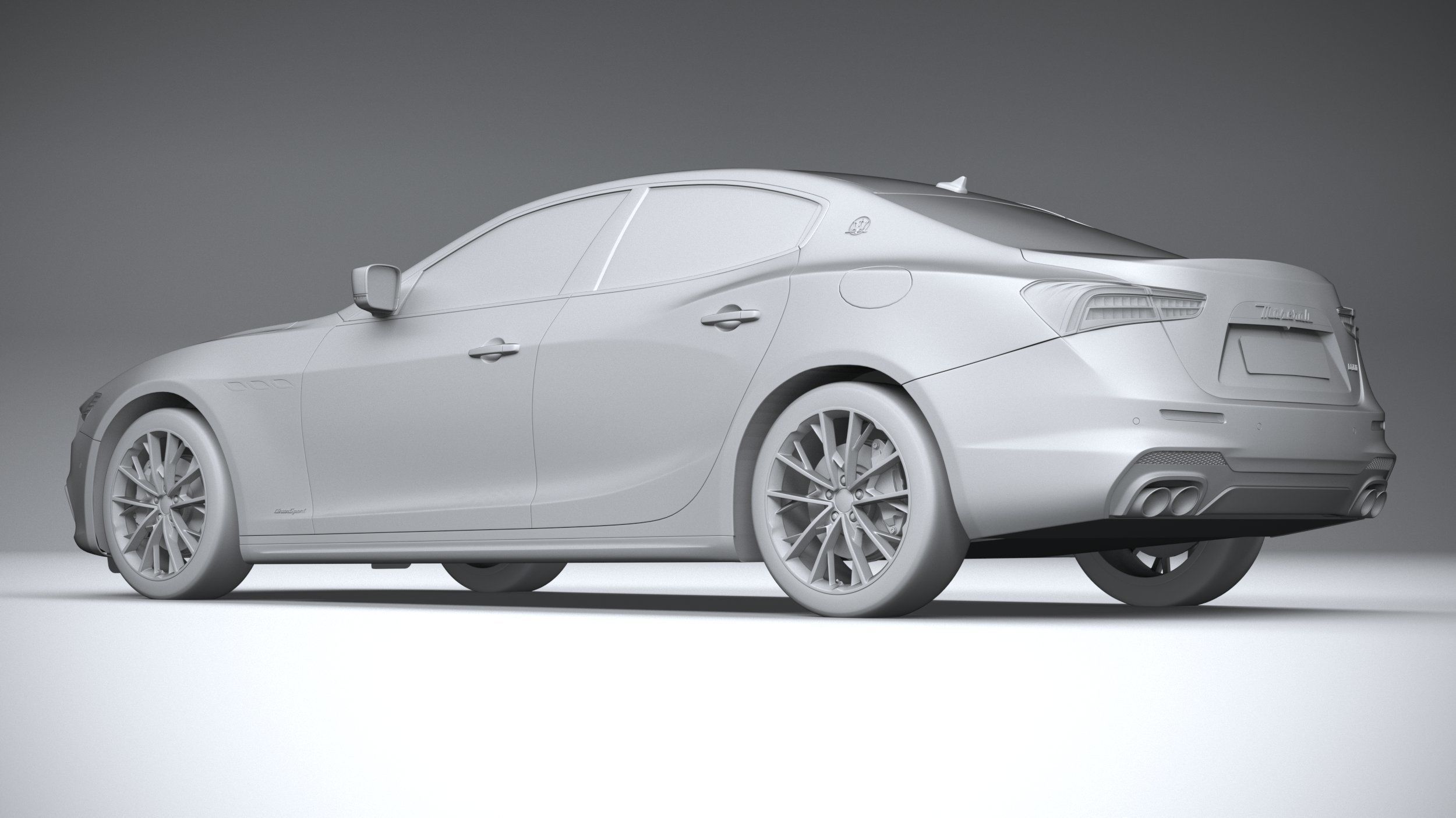 Maserati Ghibli Hybrid 2021 3D model_21