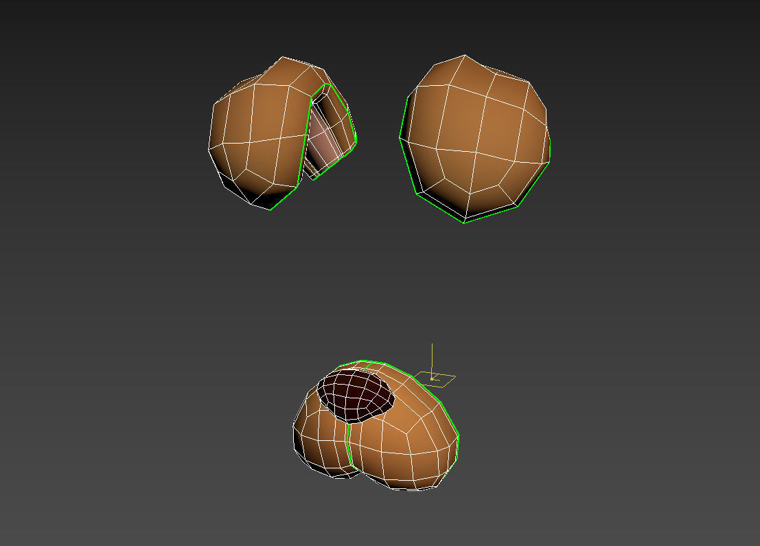 Dog Face 3D model_19