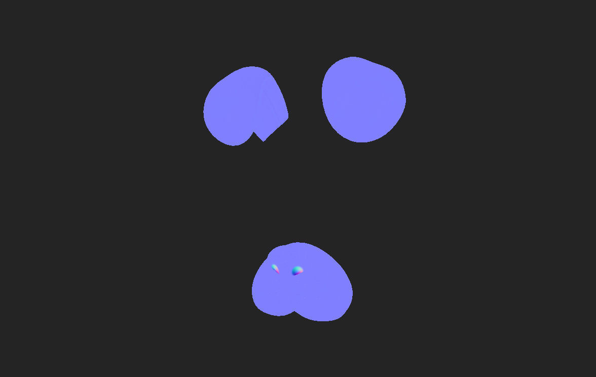 Dog Face 3D model_10