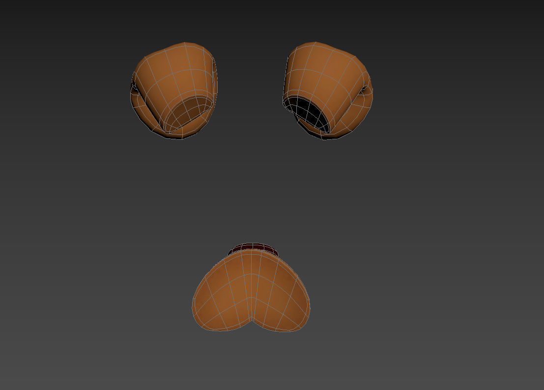 Dog Face 3D model_18