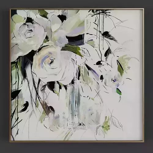 Picture Frames Low-poly 3D model