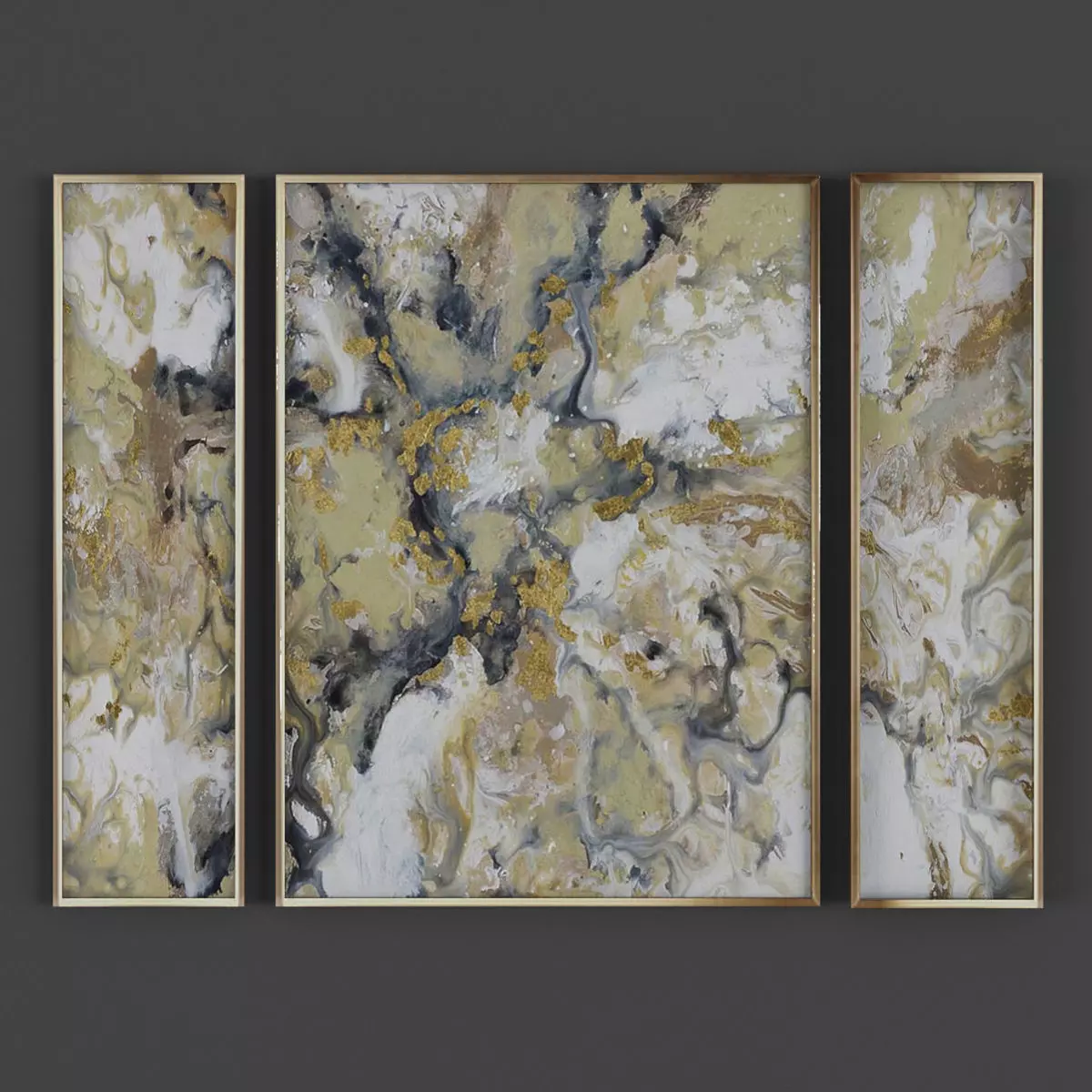 Picture Frames Low-poly 3D model