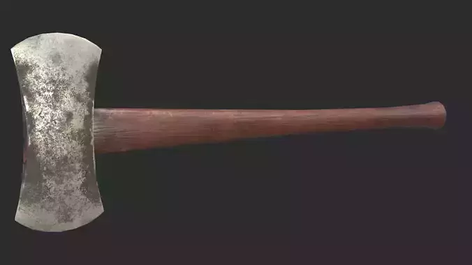 Old Axe Low-poly 3D model