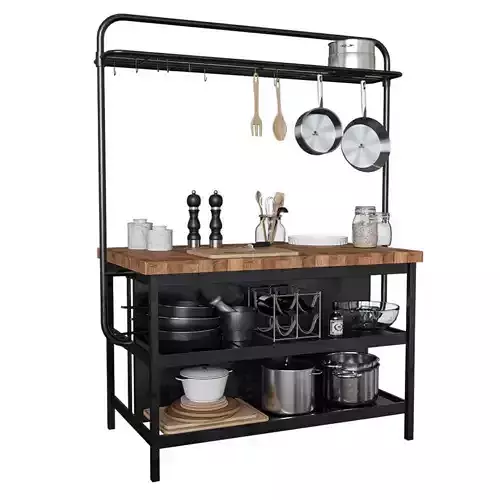 IKEA VADHOLMA Kitchen table-island