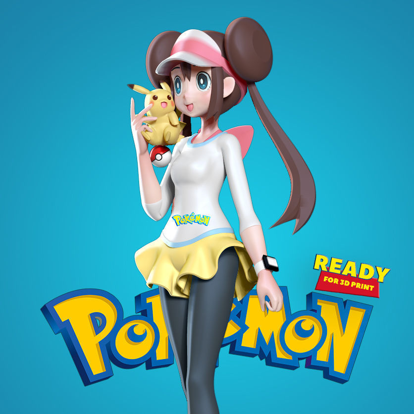 Rosa - Pokemon Masters Fanart 3D print model_20