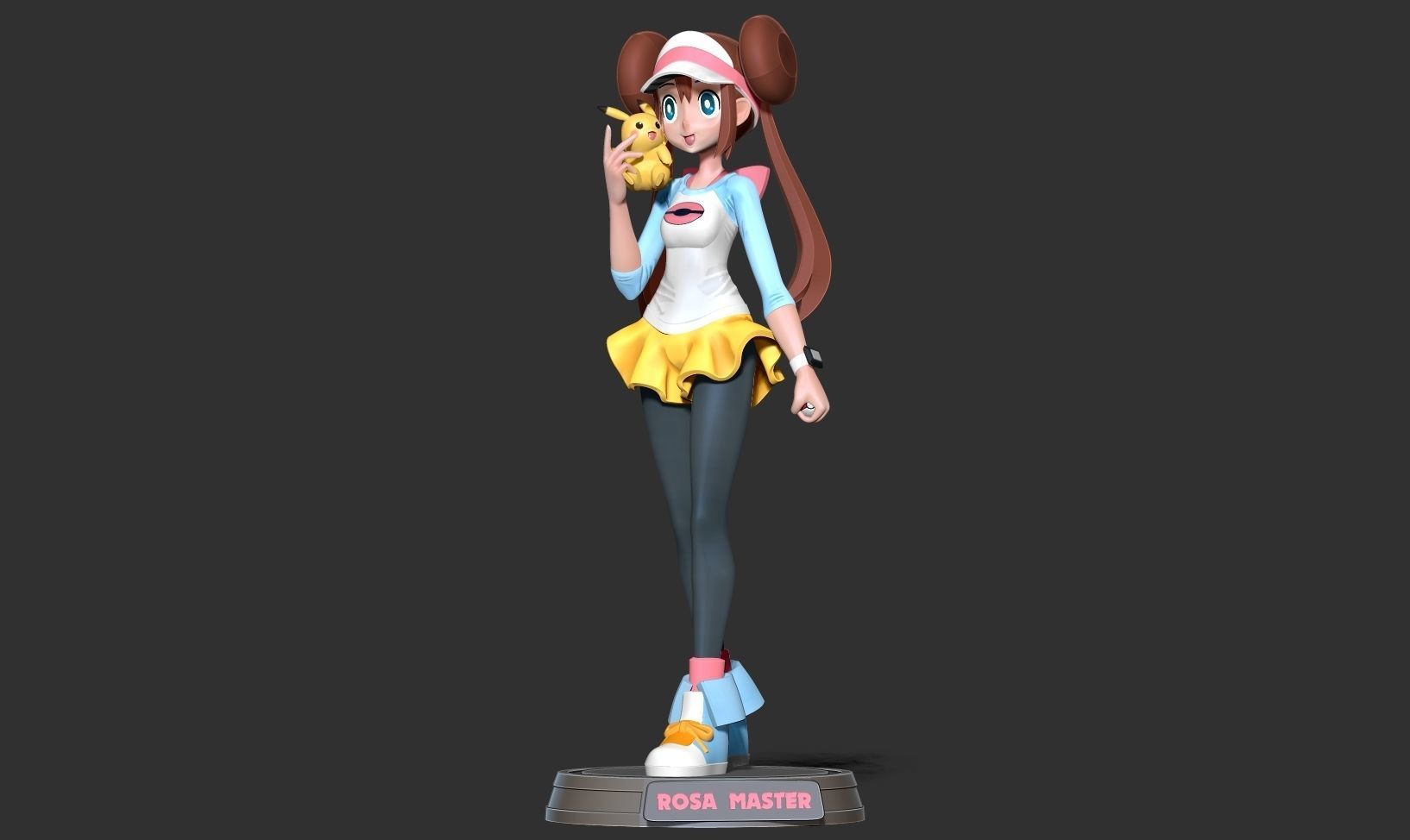 Rosa - Pokemon Masters Fanart 3D print model_11