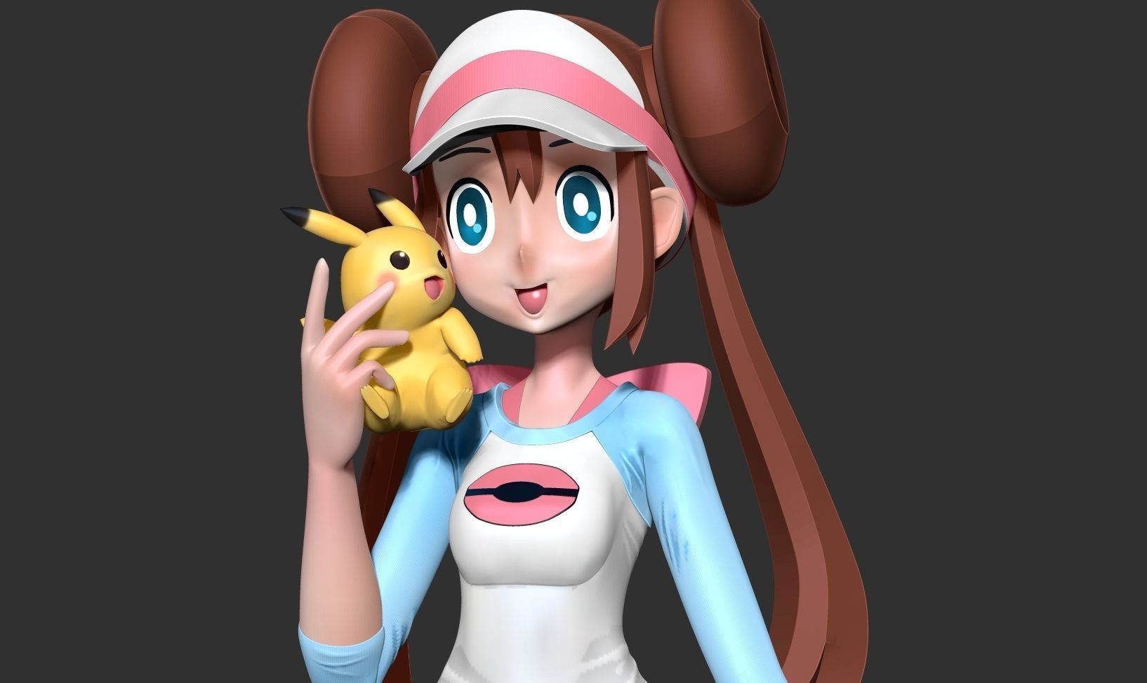 Rosa - Pokemon Masters Fanart 3D print model_9