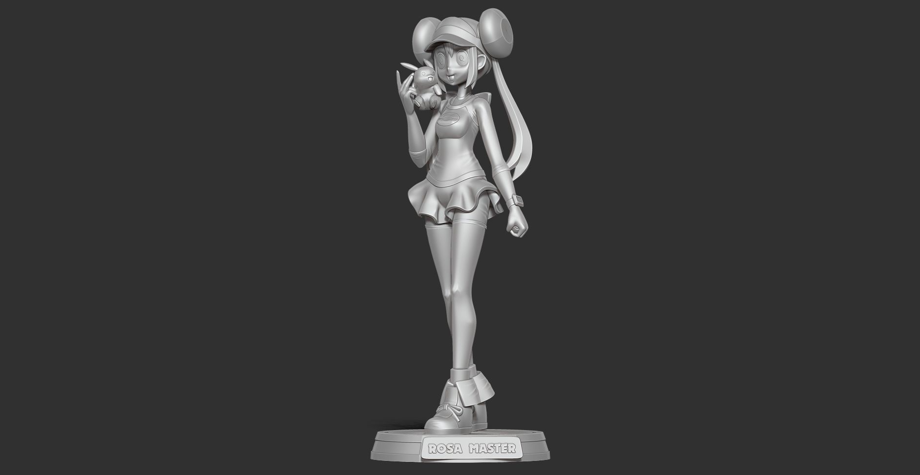 Rosa - Pokemon Masters Fanart 3D print model_12