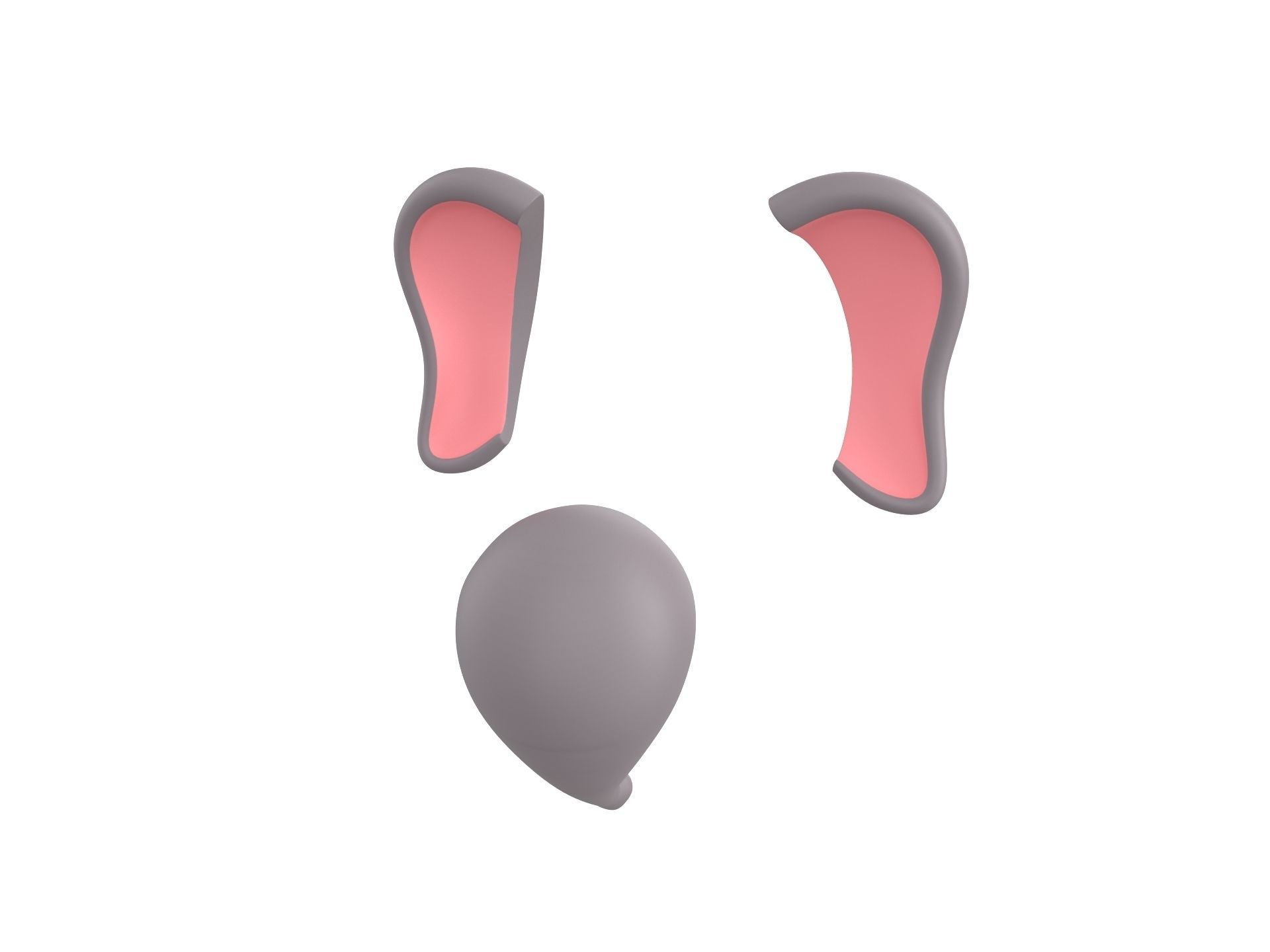 Animal Face Pack 3D model_5