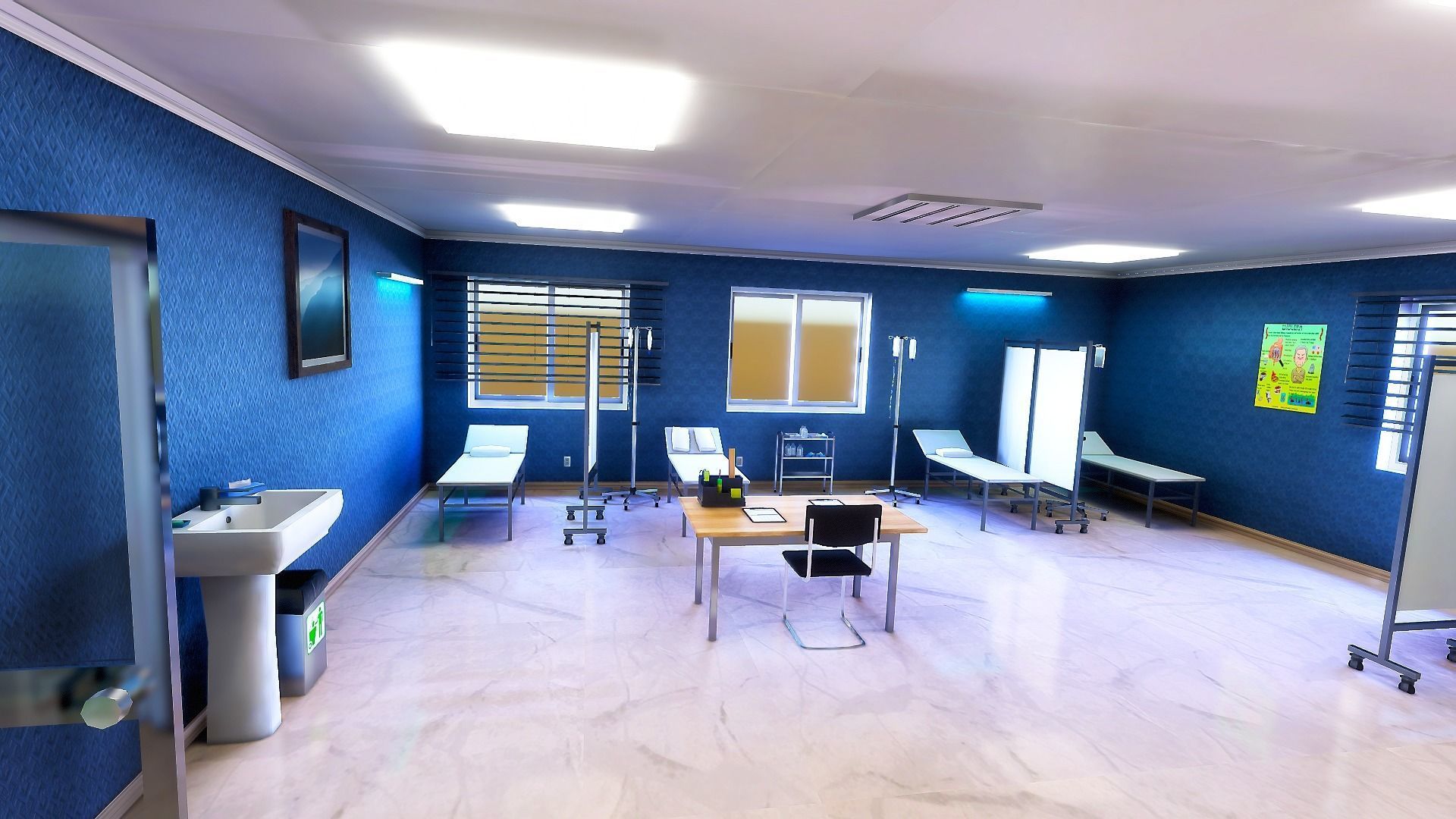 Modern Clinic Vol-1 Low-poly 3D model_19