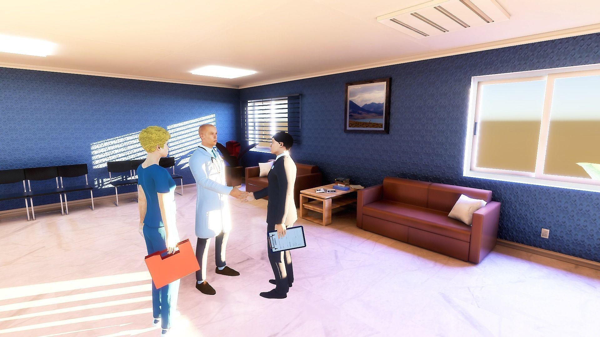 Modern Clinic Vol-1 Low-poly 3D model_6