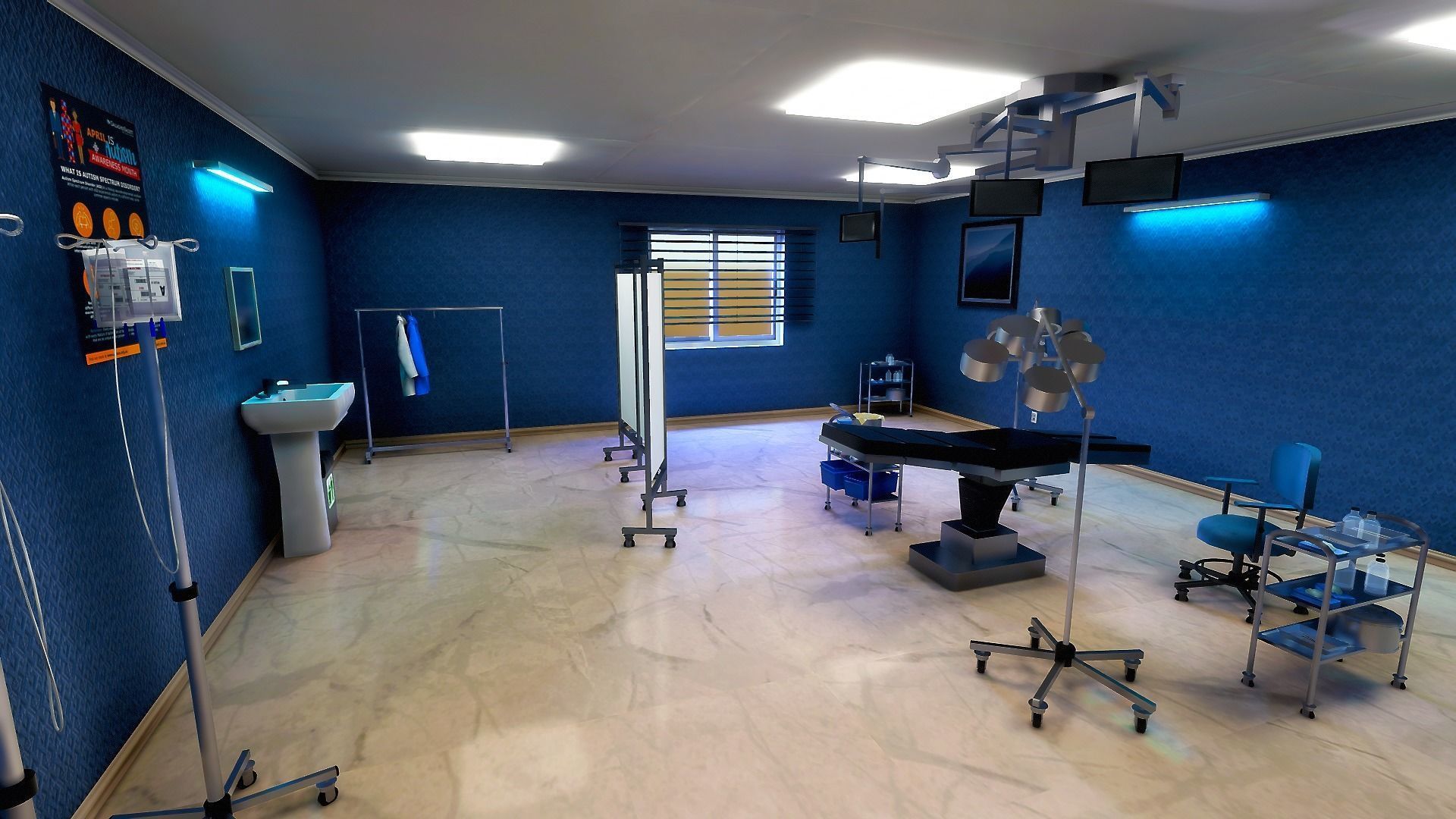 Modern Clinic Vol-1 Low-poly 3D model_8