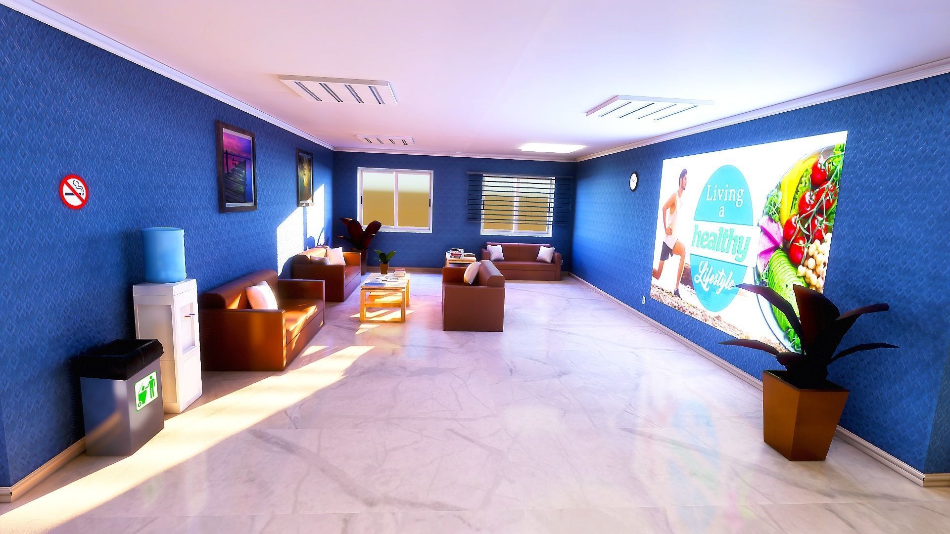 Modern Clinic Vol-1 Low-poly 3D model_13