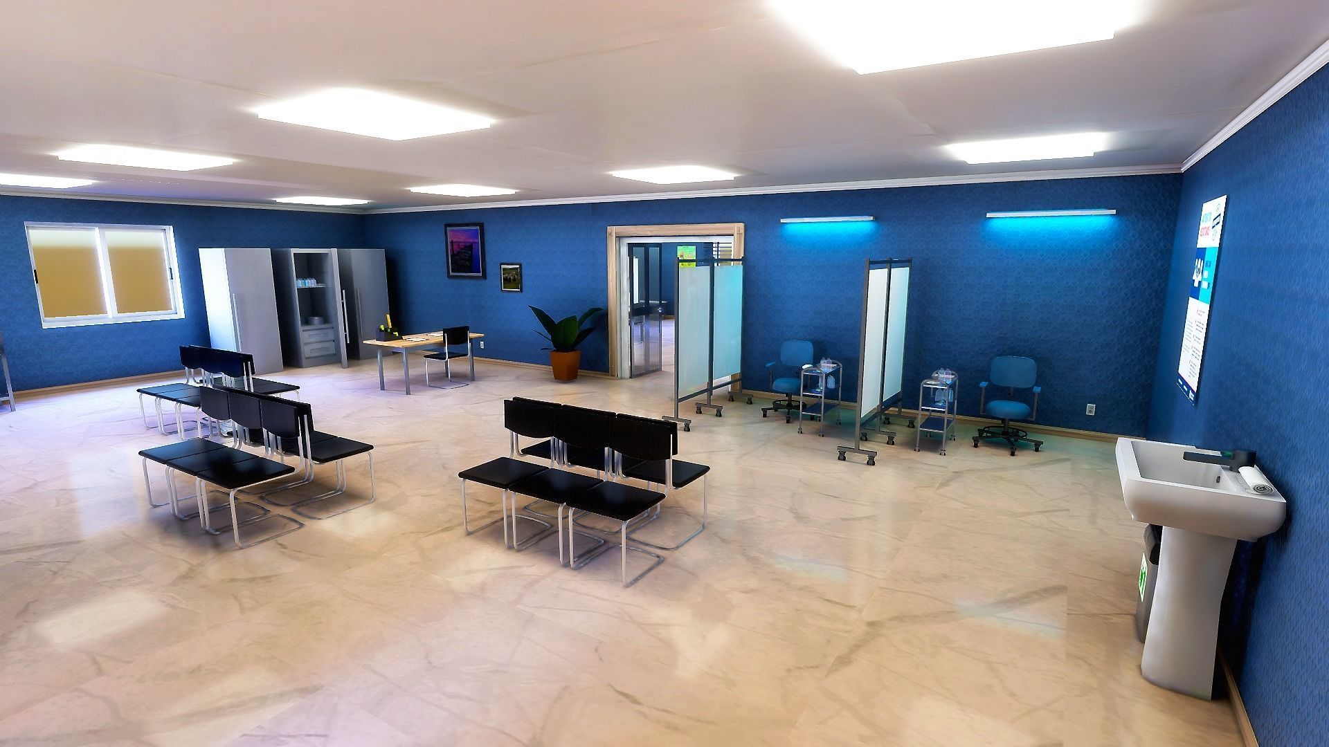 Modern Clinic Vol-1 Low-poly 3D model_14
