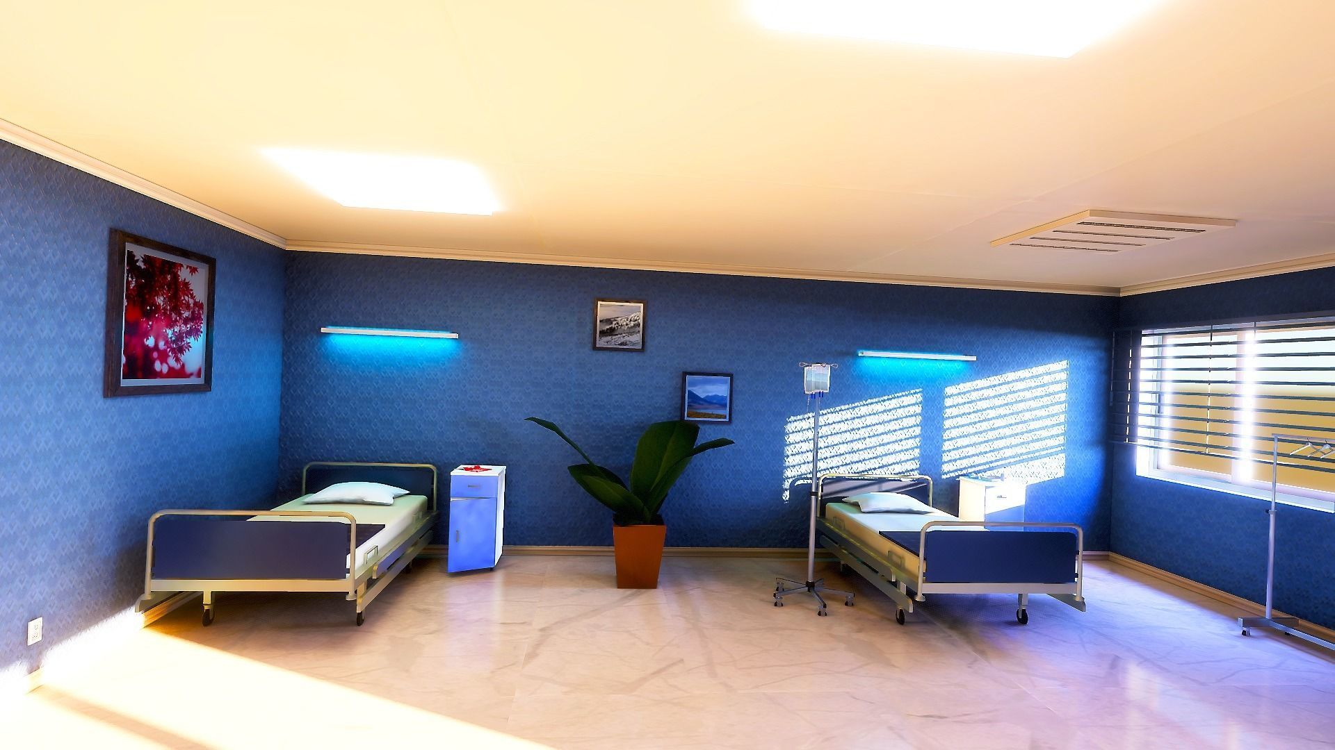 Modern Clinic Vol-1 Low-poly 3D model_2